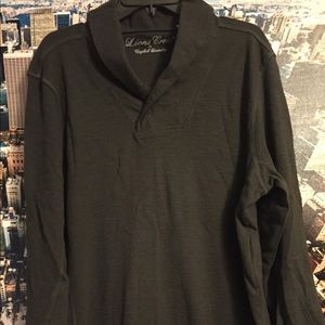 Dark Green V-Neck Pullover